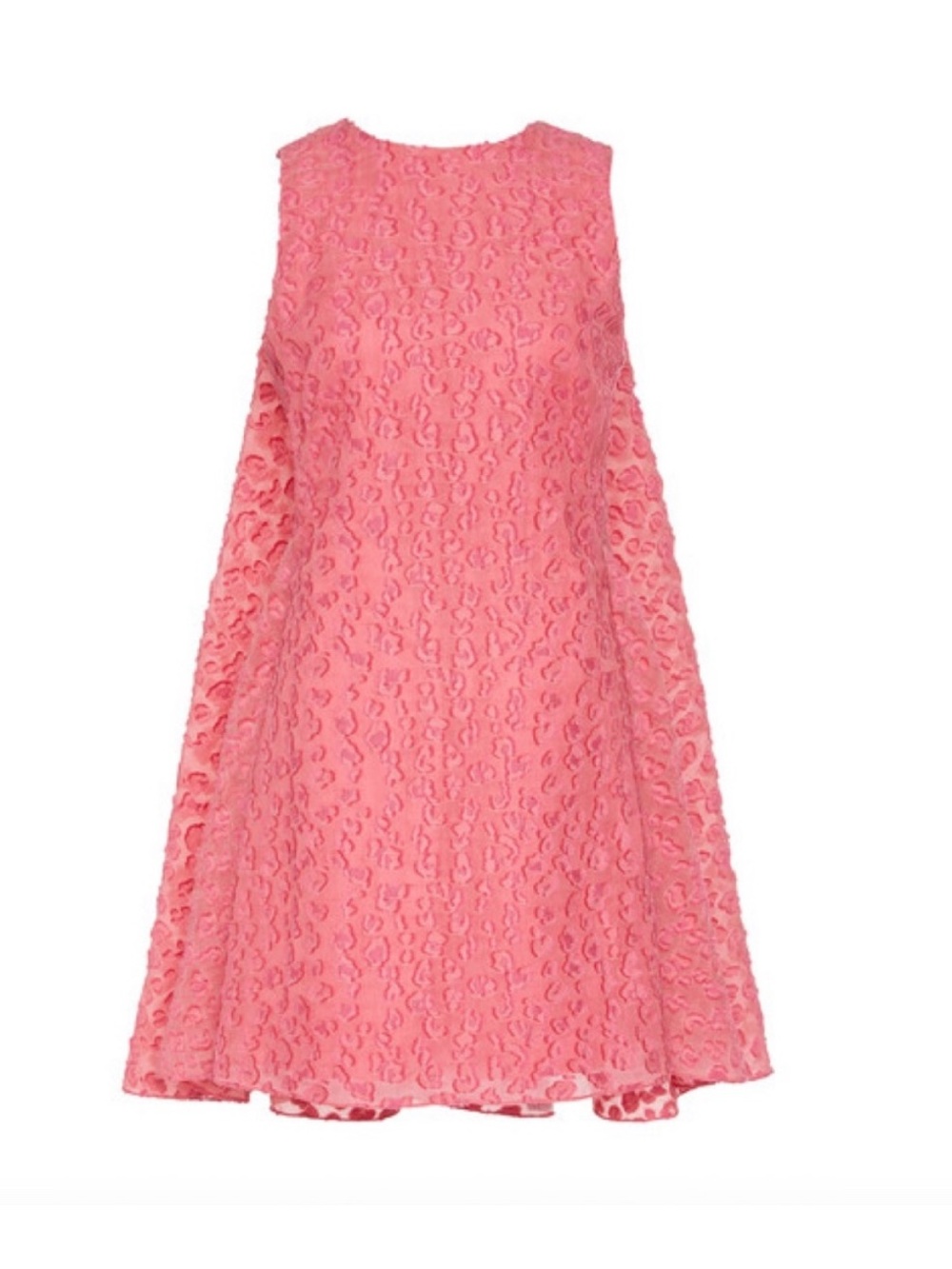 BRANDON MAXWELL Fil Coupé Leopard Pattern Shift Dress Amazing Price! Size 2